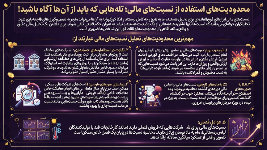 محدودیت استفاده از نسبت مالی 