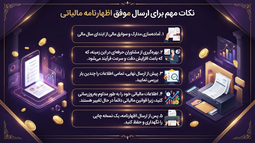 نکات مهم اظهارنامه مالیاتی اشخاص حقوقی 