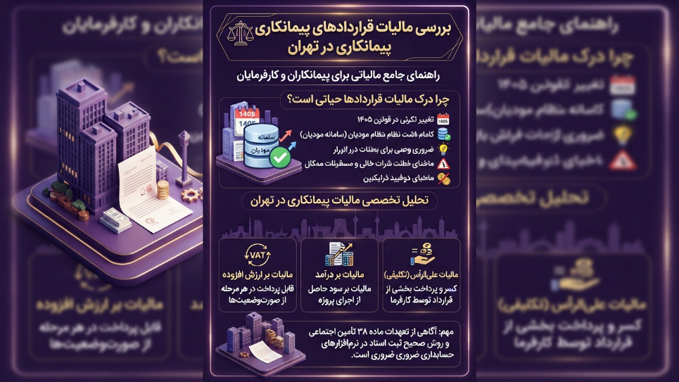 مالیات قرارداد پیمانکاری