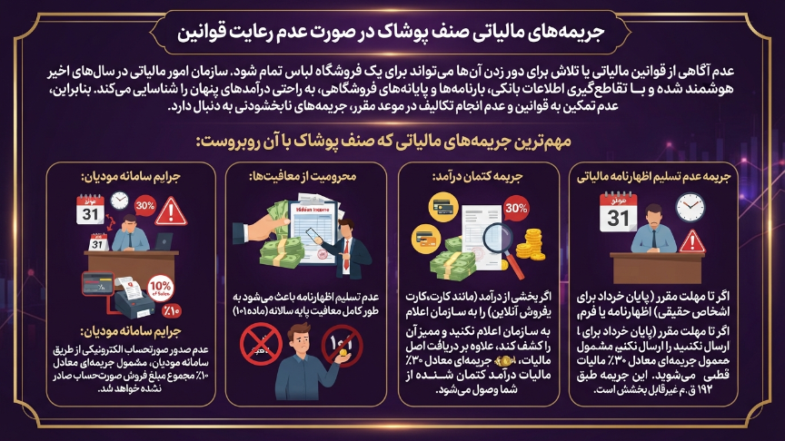 جریمه مالیاتی پوشاک